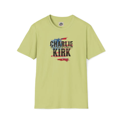 Remembering Charlie Kirk - 'American Legend' T-Shirt (www.patriotcharlie.com)