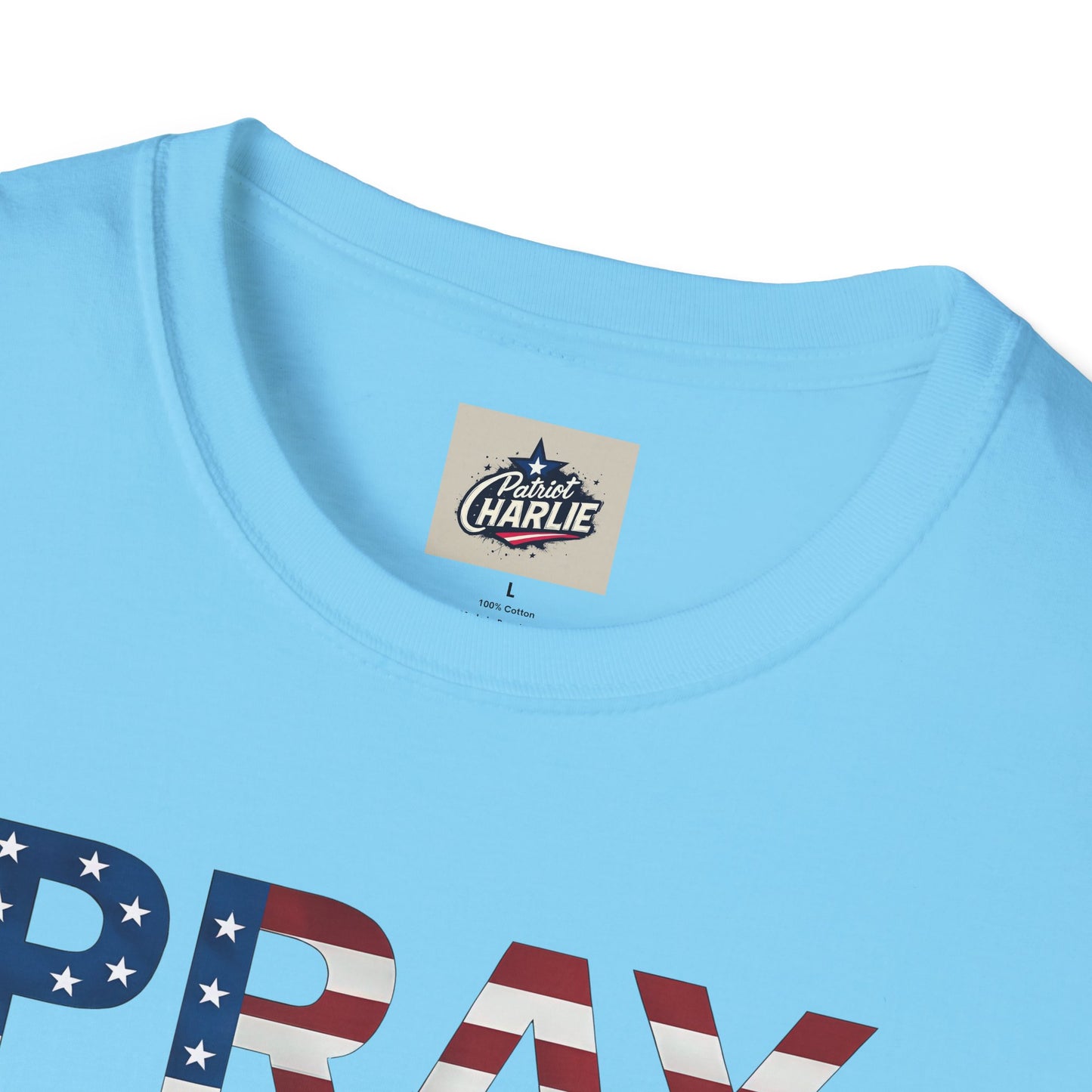 Pray For America T-Shirt (www.patriotcharlie.com)