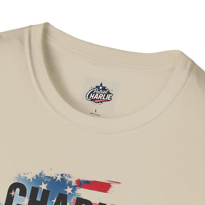 Remembering Charlie Kirk - 'American Legend' T-Shirt (www.patriotcharlie.com)