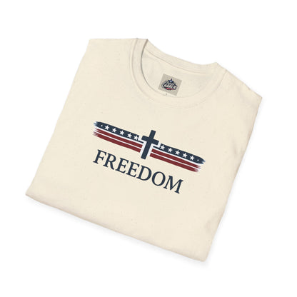 Patriots Pray T-Shirt - Red, White, and Blue Design