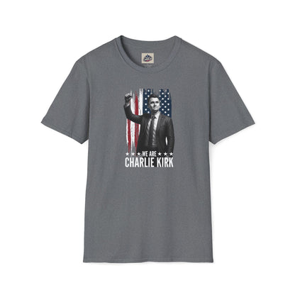 Remembering Charlie Kirk - "We Are Charlie Kirk" T-Shirt (www.patriotcharlie.com)