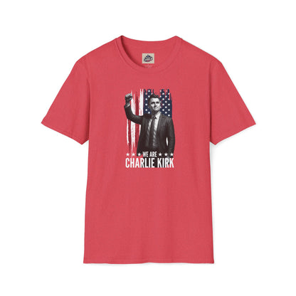 Remembering Charlie Kirk - "We Are Charlie Kirk" T-Shirt (www.patriotcharlie.com)