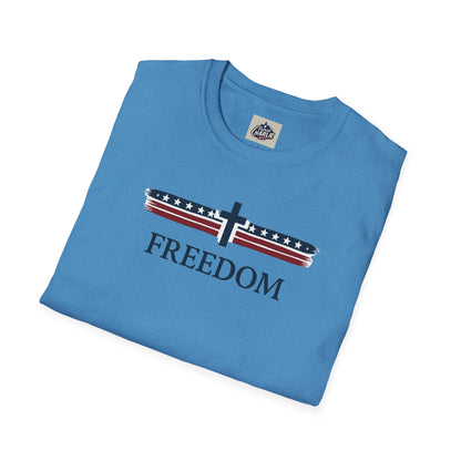 Patriots Pray T-Shirt - Red, White, and Blue Design