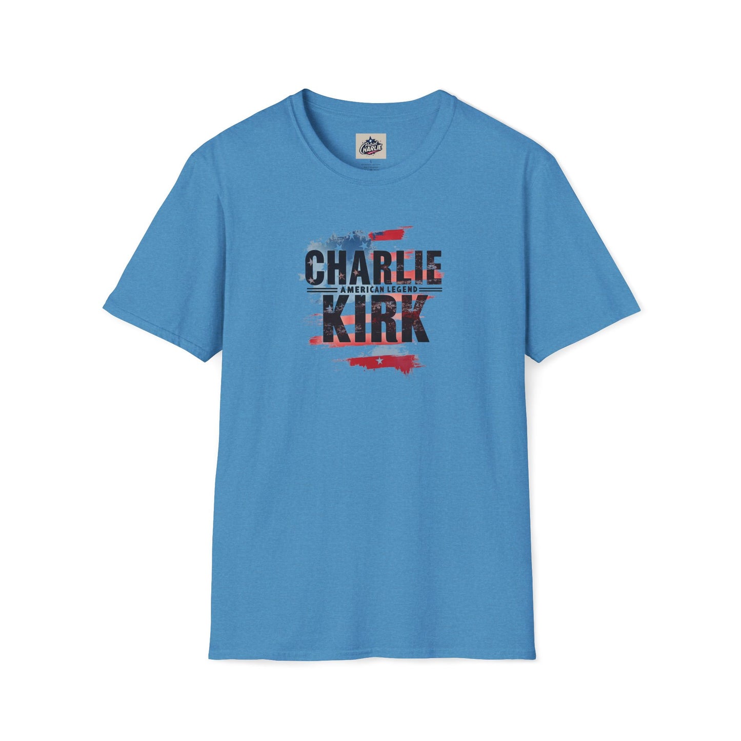 Remembering Charlie Kirk - 'American Legend' T-Shirt (www.patriotcharlie.com)