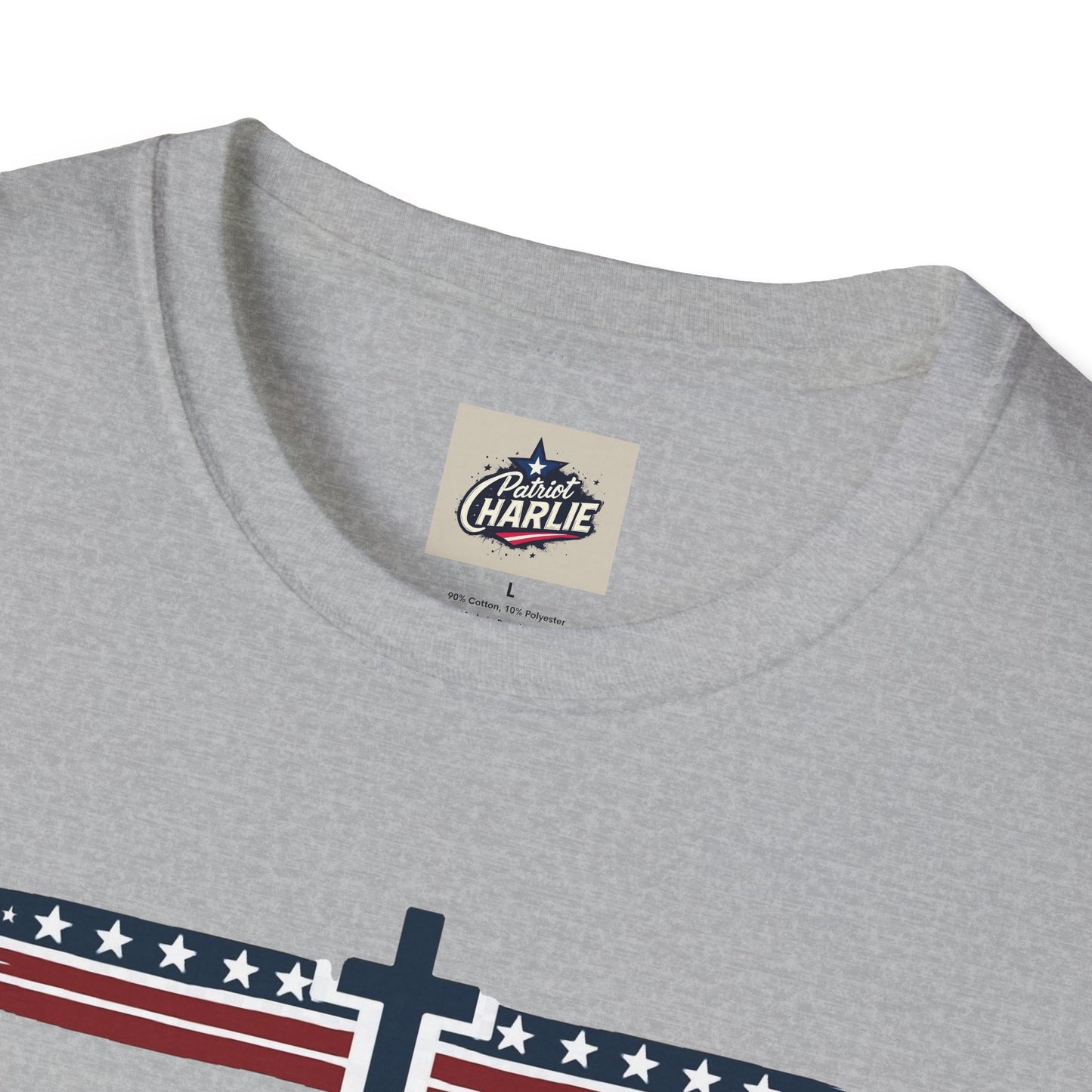 Patriots Pray T-Shirt - Red, White, and Blue Design