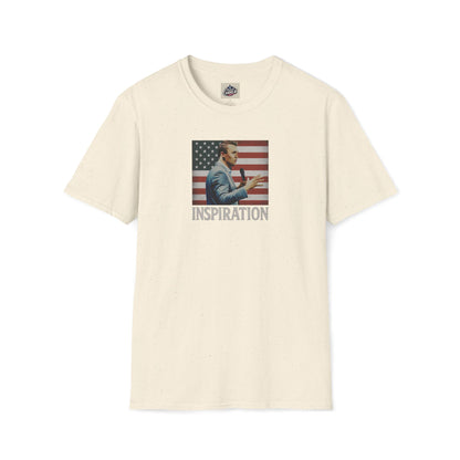 Remembering Charlie Kirk - 'Inspiration' T-Shirt (www.patriotcharlie.com)