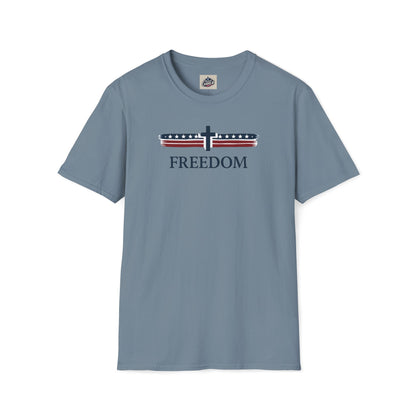 Patriots Pray T-Shirt - Red, White, and Blue Design