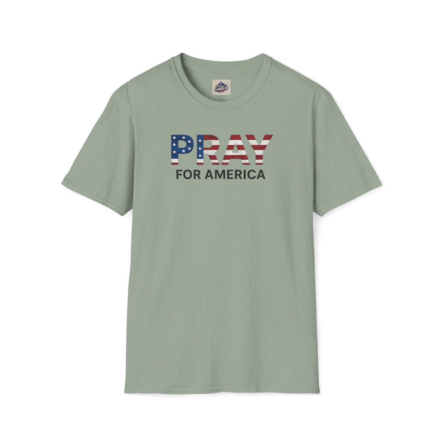 Pray For America T-Shirt (www.patriotcharlie.com)