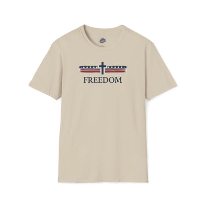 Patriots Pray T-Shirt - Red, White, and Blue Design