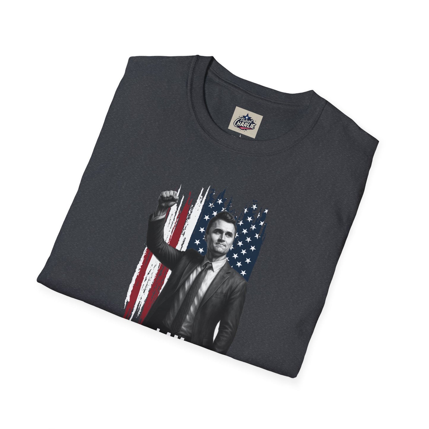 Remembering Charlie Kirk - "I Am Charlie Kirk" T-Shirt (www.patriotcharlie.com)