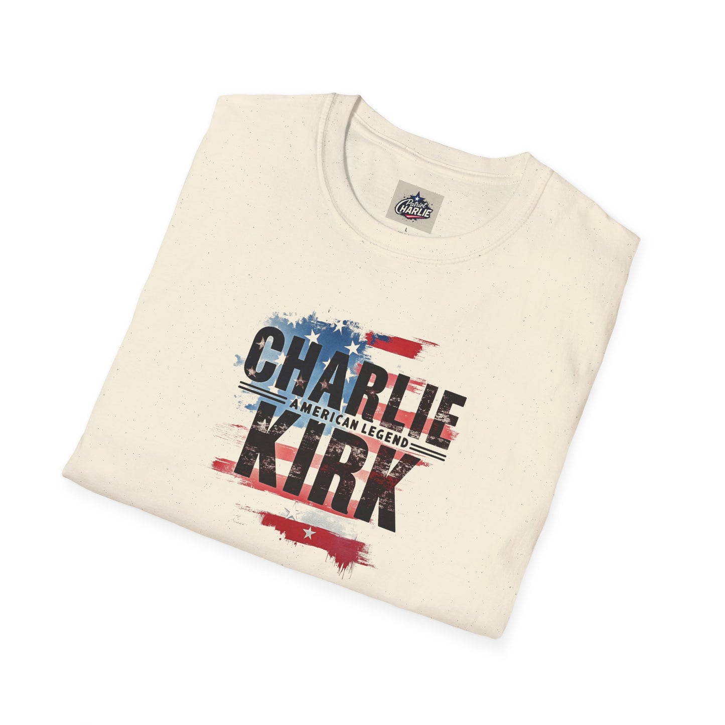 Remembering Charlie Kirk - 'American Legend' T-Shirt (www.patriotcharlie.com)