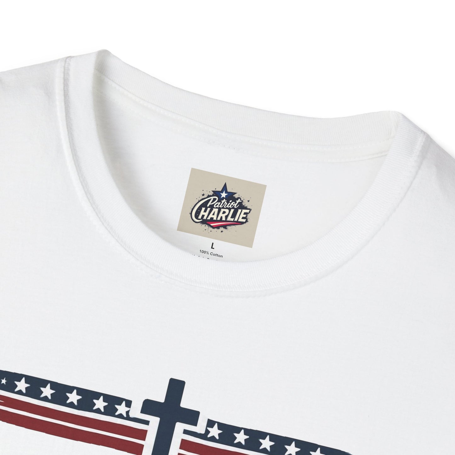 Patriots Pray T-Shirt - Red, White, and Blue Design