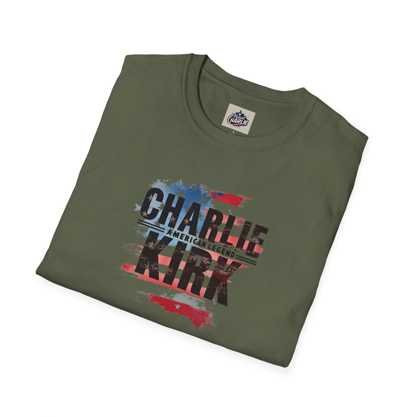 Remembering Charlie Kirk - 'American Legend' T-Shirt (www.patriotcharlie.com)