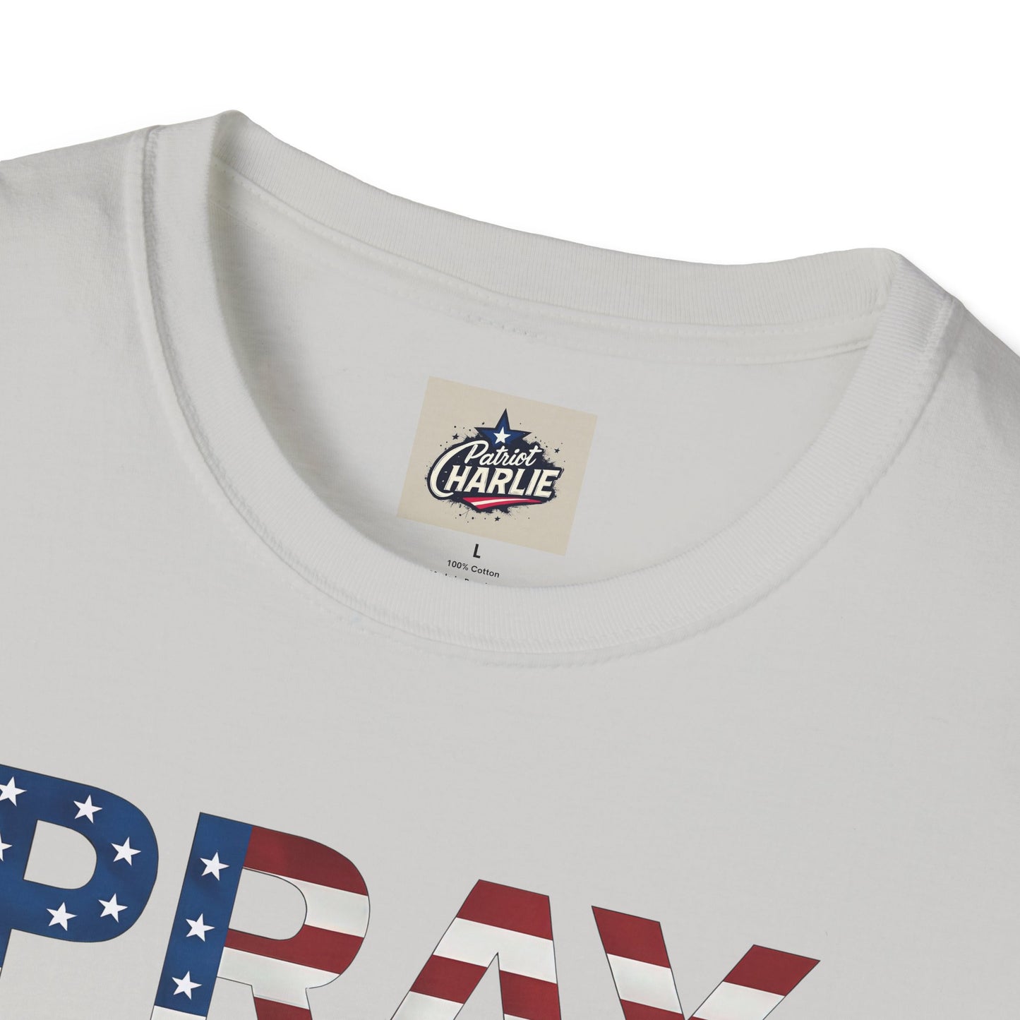 Pray For America T-Shirt (www.patriotcharlie.com)