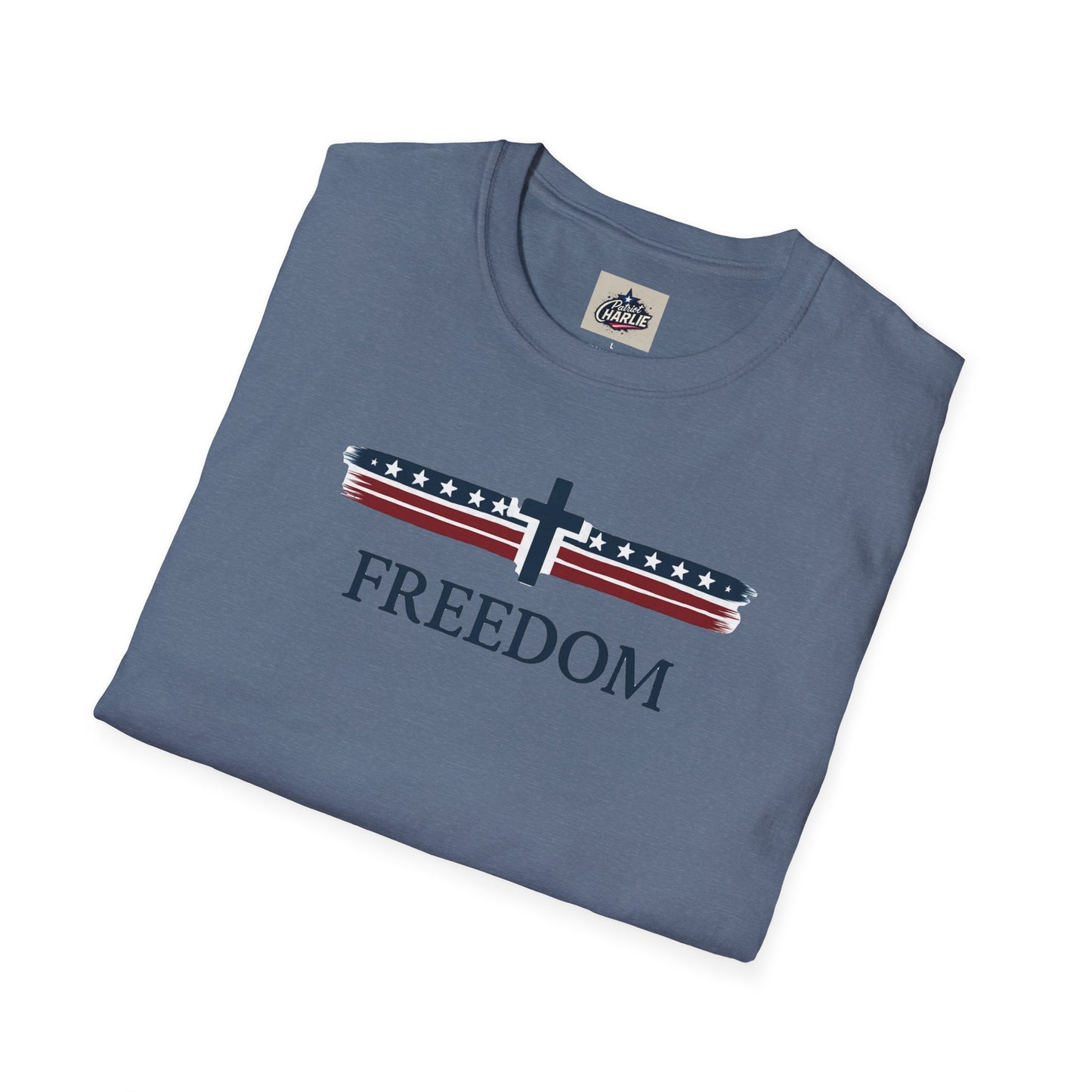 Patriots Pray T-Shirt - Red, White, and Blue Design