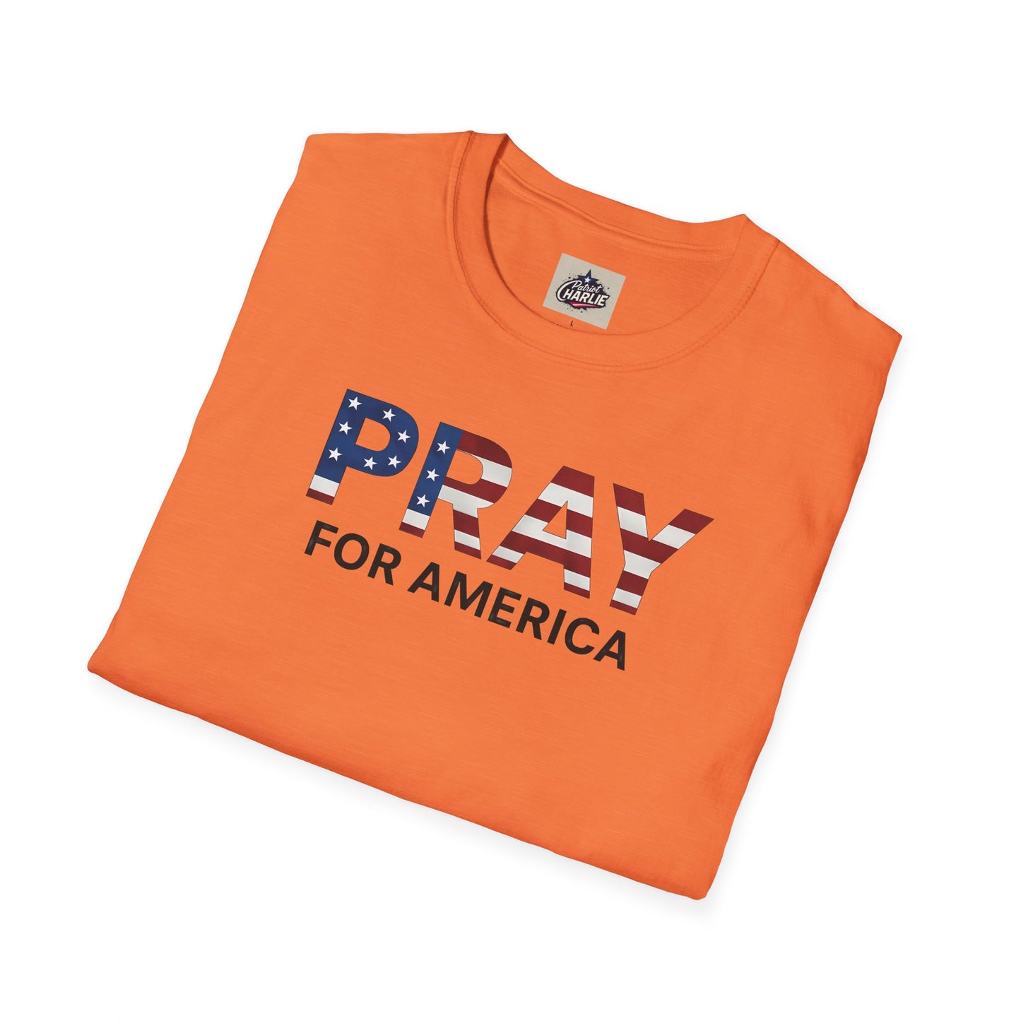 Pray For America T-Shirt (www.patriotcharlie.com)