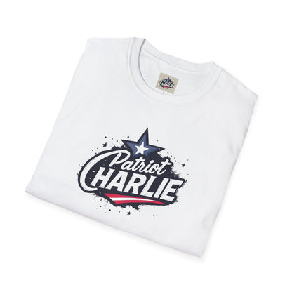 Remembering Charlie Kirk - 'Patriot Charlie' T-Shirt (www.patriotcharlie.com)