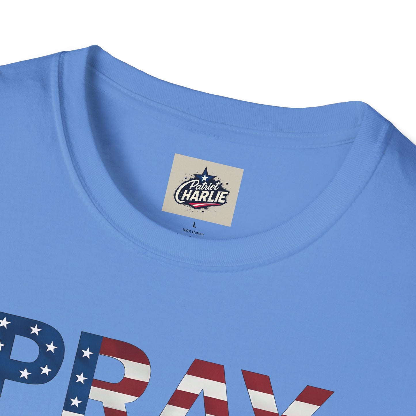 Pray For America T-Shirt (www.patriotcharlie.com)