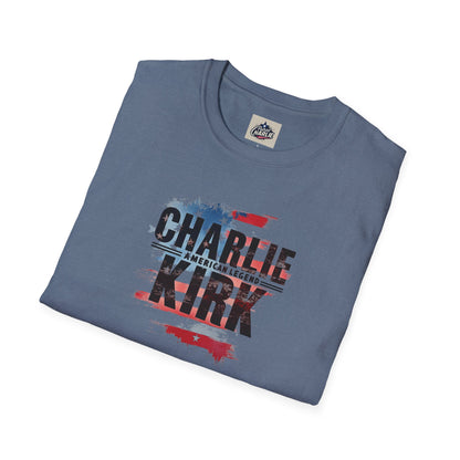 Remembering Charlie Kirk - 'American Legend' T-Shirt (www.patriotcharlie.com)