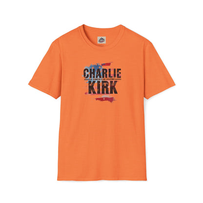 Remembering Charlie Kirk - 'American Legend' T-Shirt (www.patriotcharlie.com)
