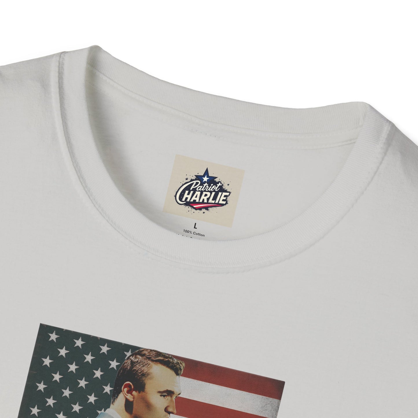 Remembering Charlie Kirk - 'Inspiration' T-Shirt (www.patriotcharlie.com)