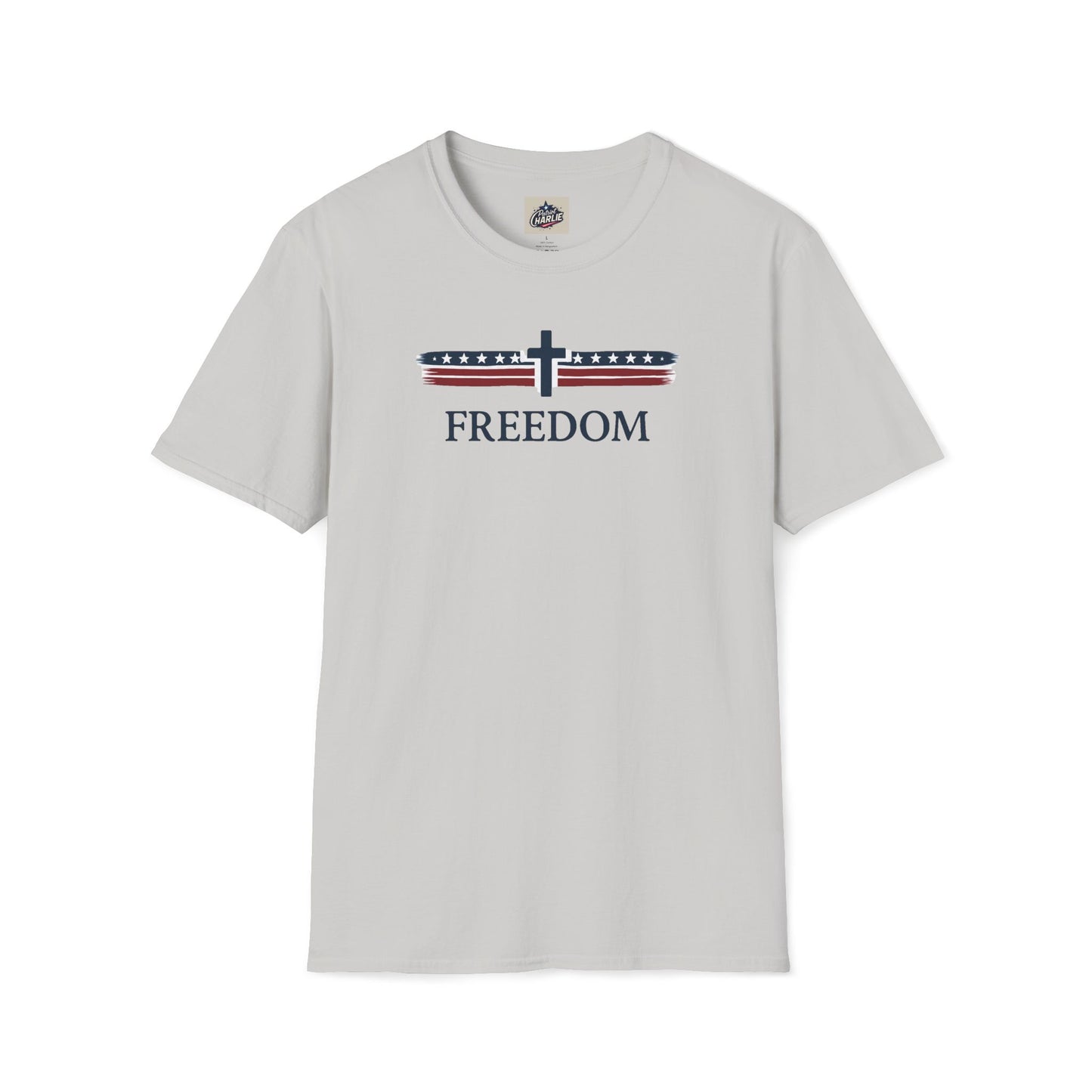 Patriots Pray T-Shirt - Red, White, and Blue Design