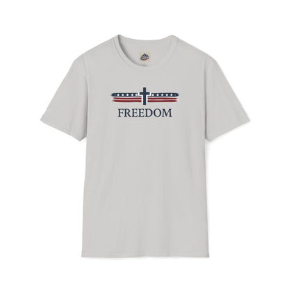 Patriots Pray T-Shirt - Red, White, and Blue Design