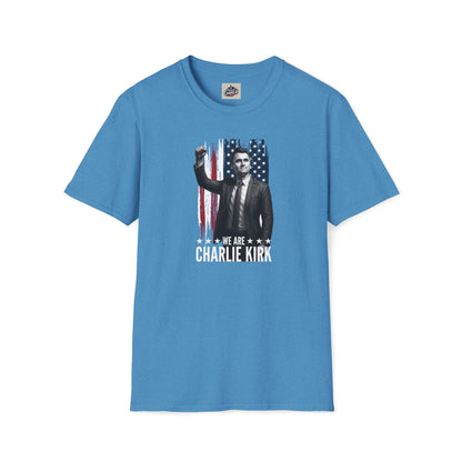 Remembering Charlie Kirk - "We Are Charlie Kirk" T-Shirt (www.patriotcharlie.com)