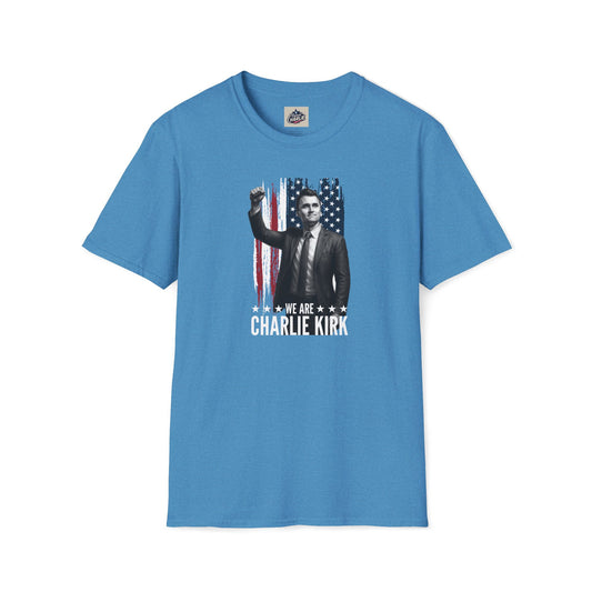 Remembering Charlie Kirk - "We Are Charlie Kirk" T-Shirt (www.patriotcharlie.com)