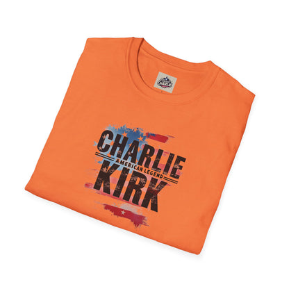 Remembering Charlie Kirk - 'American Legend' T-Shirt (www.patriotcharlie.com)