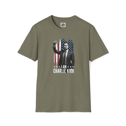 Remembering Charlie Kirk - "I Am Charlie Kirk" T-Shirt (www.patriotcharlie.com)
