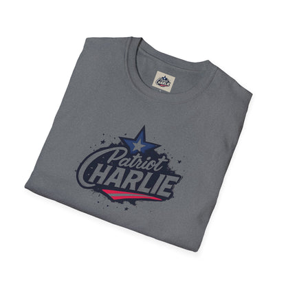Remembering Charlie Kirk - 'Patriot Charlie' T-Shirt (www.patriotcharlie.com)