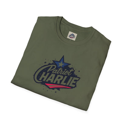 Remembering Charlie Kirk - 'Patriot Charlie' T-Shirt (www.patriotcharlie.com)
