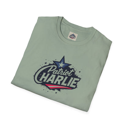 Remembering Charlie Kirk - 'Patriot Charlie' T-Shirt (www.patriotcharlie.com)