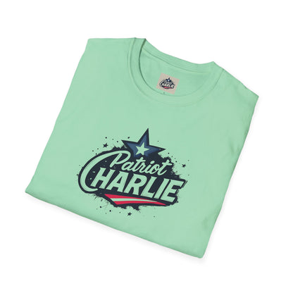 Remembering Charlie Kirk - 'Patriot Charlie' T-Shirt (www.patriotcharlie.com)