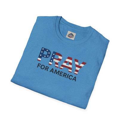 Pray For America T-Shirt (www.patriotcharlie.com)