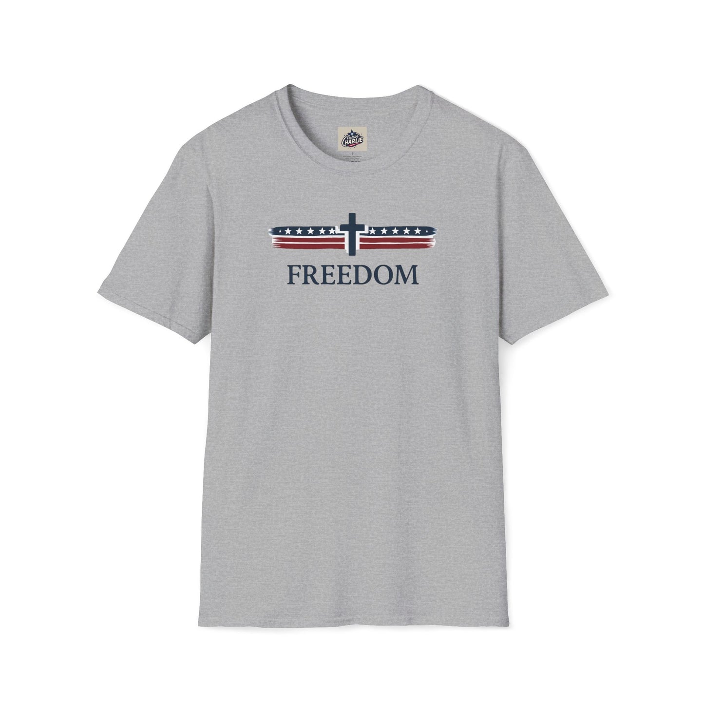 Patriots Pray T-Shirt - Red, White, and Blue Design