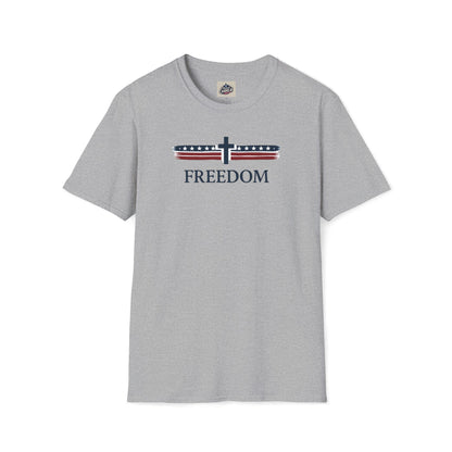 Patriots Pray T-Shirt - Red, White, and Blue Design