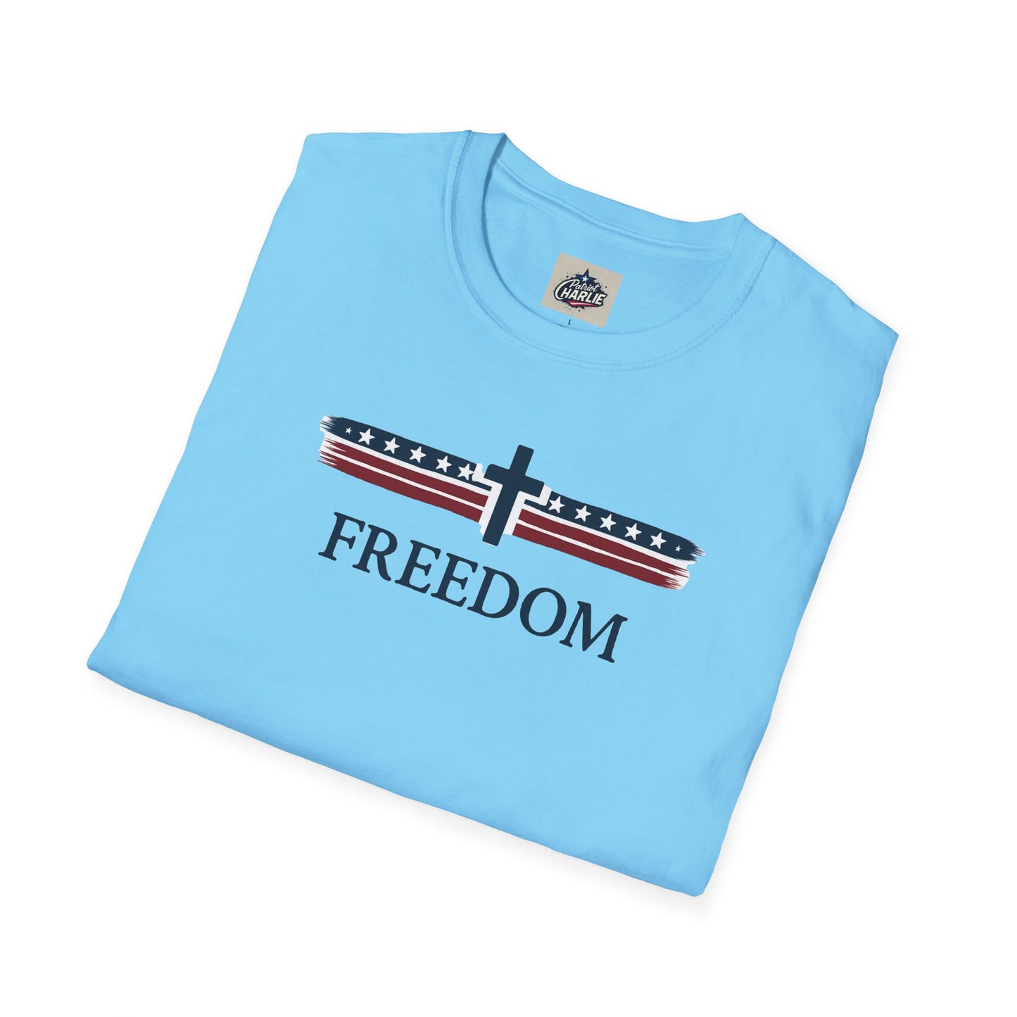 Patriots Pray T-Shirt - Red, White, and Blue Design