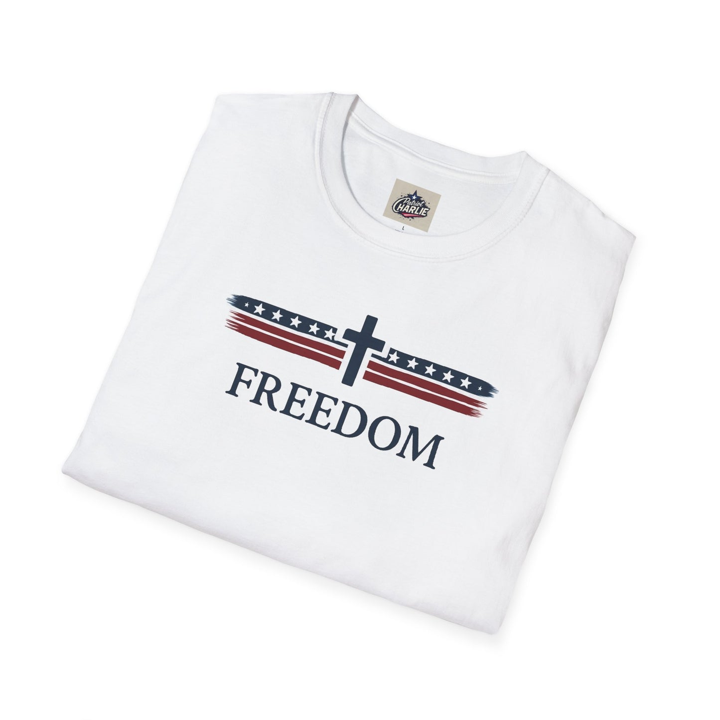 Patriots Pray T-Shirt - Red, White, and Blue Design