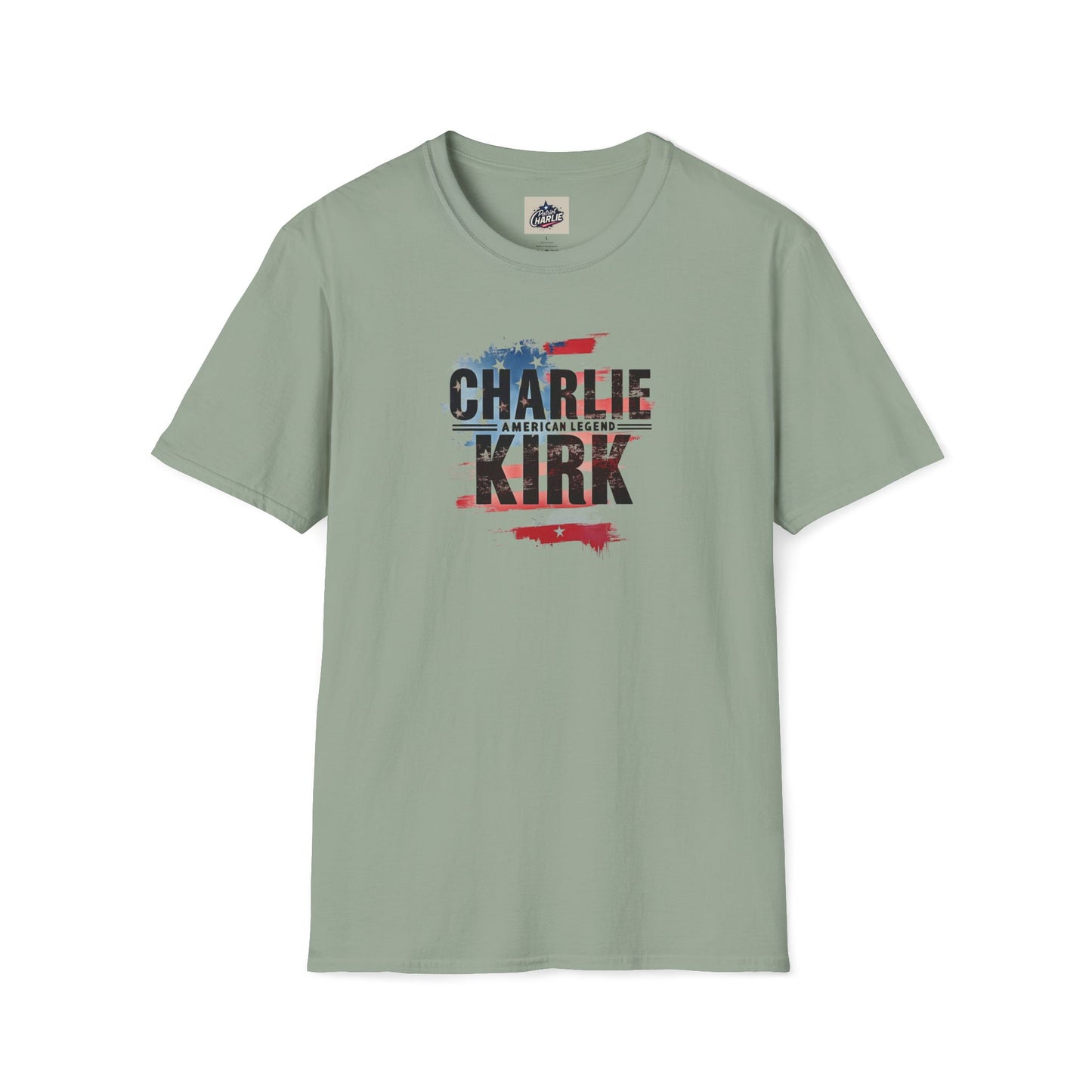 Remembering Charlie Kirk - 'American Legend' T-Shirt (www.patriotcharlie.com)