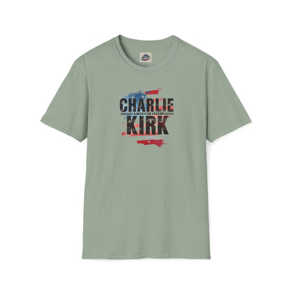Remembering Charlie Kirk - 'American Legend' T-Shirt (www.patriotcharlie.com)