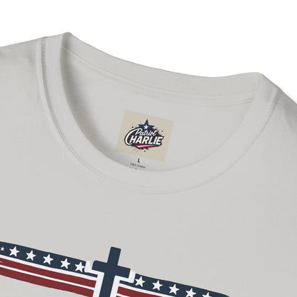 Patriots Pray T-Shirt - Red, White, and Blue Design