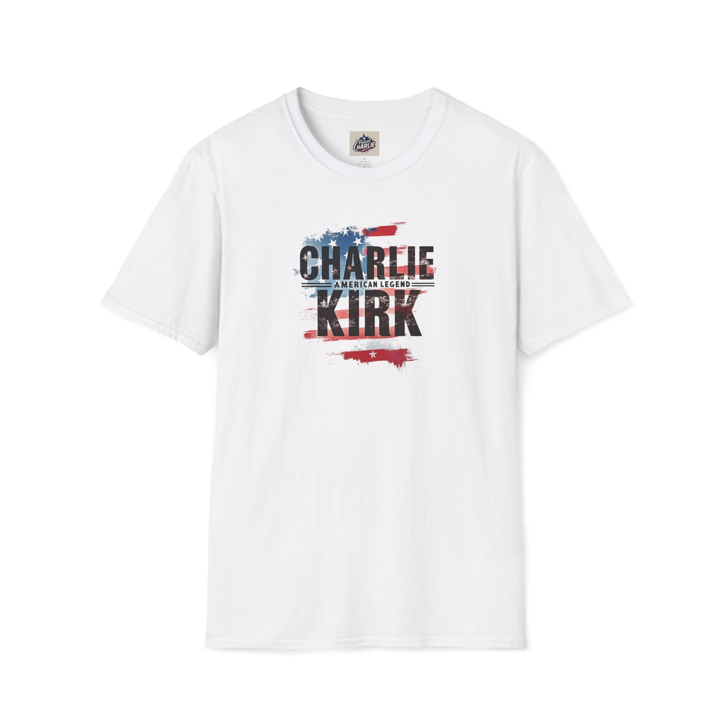 Remembering Charlie Kirk - 'American Legend' T-Shirt (www.patriotcharlie.com)