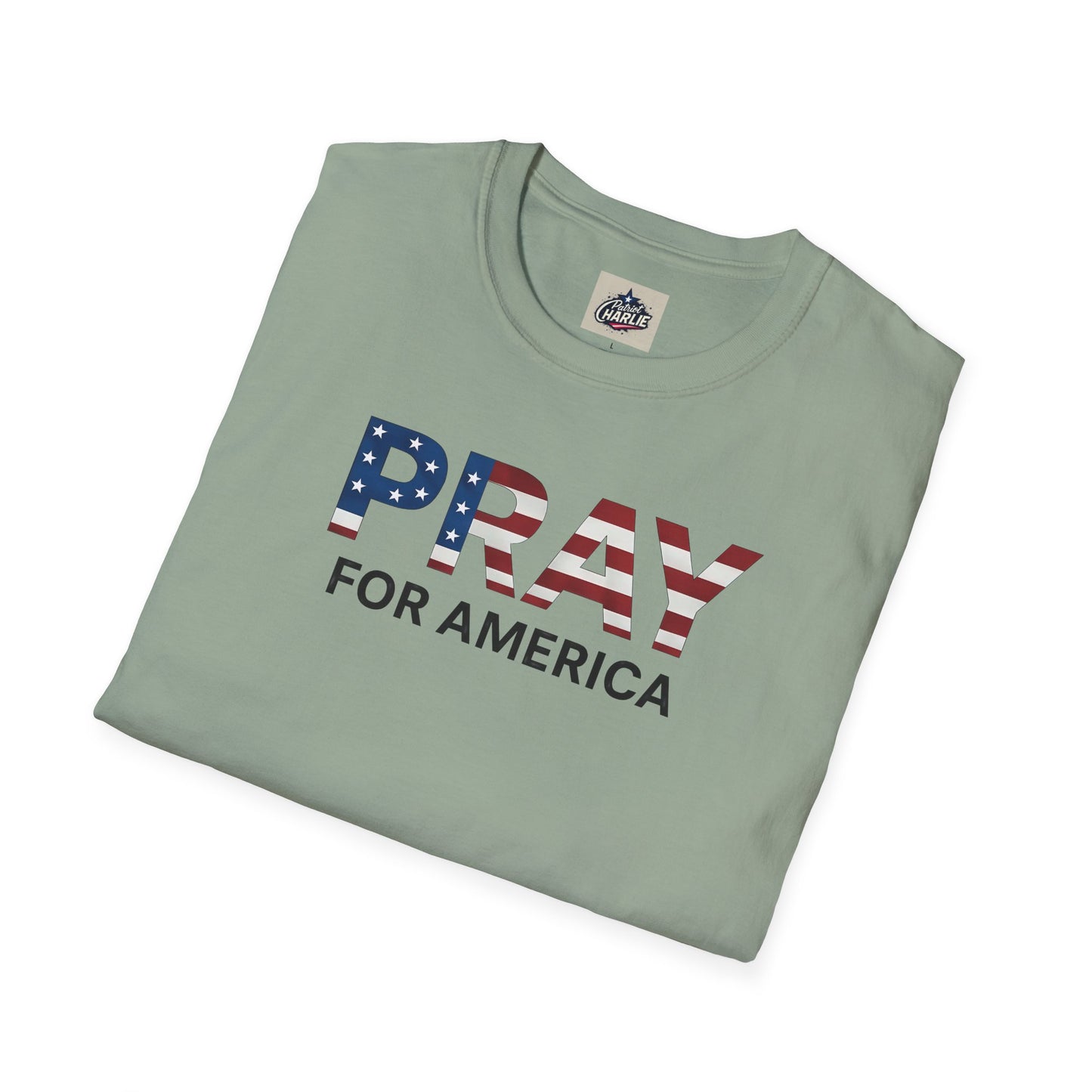 Pray For America T-Shirt (www.patriotcharlie.com)