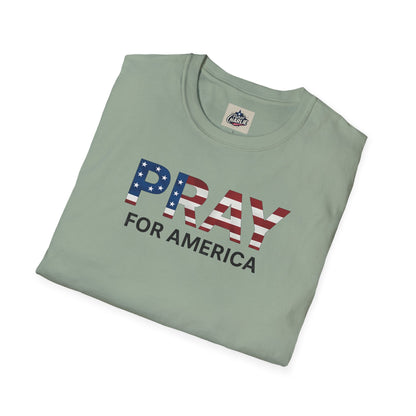 Pray For America T-Shirt (www.patriotcharlie.com)