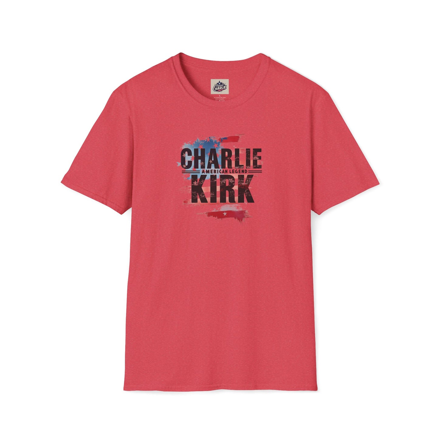 Remembering Charlie Kirk - 'American Legend' T-Shirt (www.patriotcharlie.com)